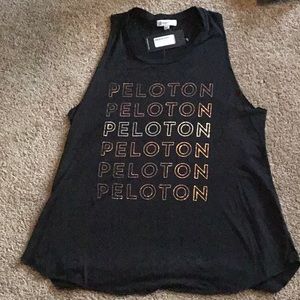 Peloton Contrast Slub tank NWT Large